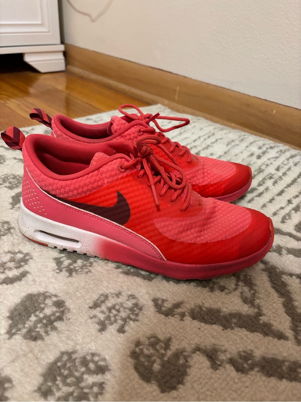 Nike Women’s Red and Coral Running Sneakers